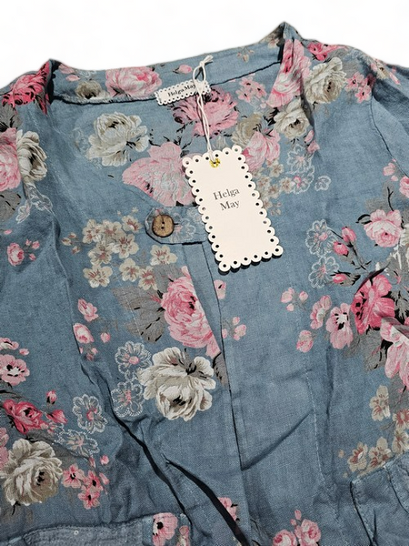 Helga May Jeans High Tea Sequin Pocket Linen Jacke