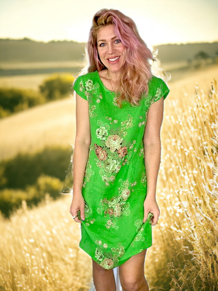 Helga May Fresh Green High Tea Kennedy Dress
