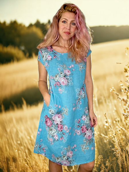 Helga May Turquoise High Tea Kennedy Dress