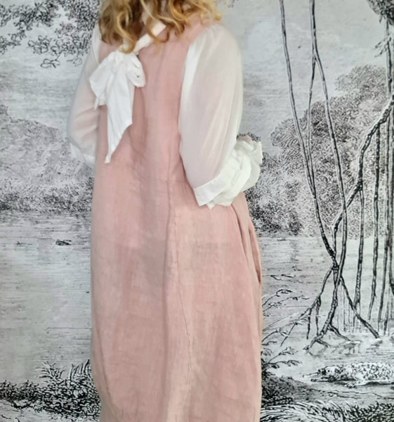 Helga May Pink Plain Maxi Tank Dress