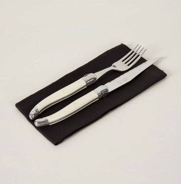 Laguiole Ivory Table Forks (Strengthend).