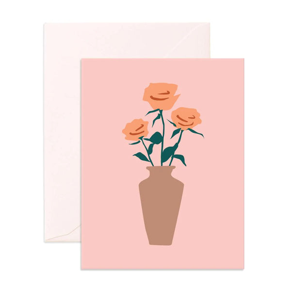 Fox & Fallow Muse Roses Greeting Card