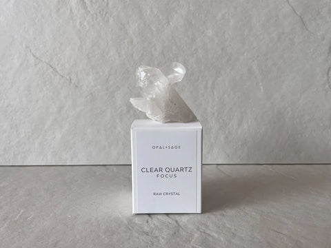 Opal + Sage CLEAR QUARTZ - FOCUS