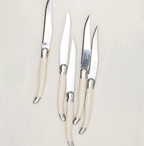 Laguiole Ivory Steak Knives (Strengthend).