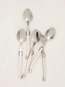 Laguiole Ivory Dessert Spoons (Strengthend).